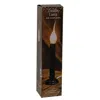 Homegifo Black Electric Candle Lamp W/silicone Bulb 7"