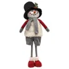Homegifo Black Hat Stripe Scarf Standing Snowman 26"