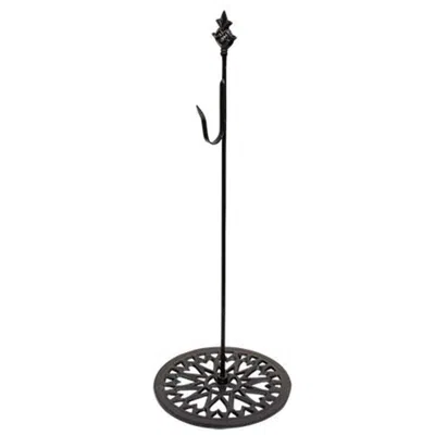 Homegifo Black Metal Wreath Stand 24" (2 Pc. Assembly)