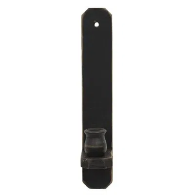 Homegifo Black Wooden Wall Taper Sconce 12"