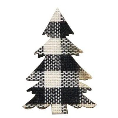 Homegifo *black/white Plaid Tree Bowl Filler