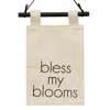 Homegifo *bless My Blooms Mini Fabric Wall Hanging