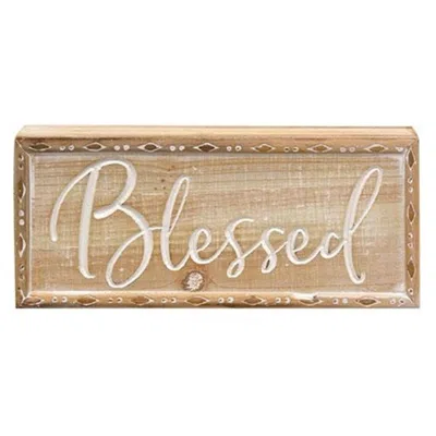 Homegifo *blessed Sign In Brown