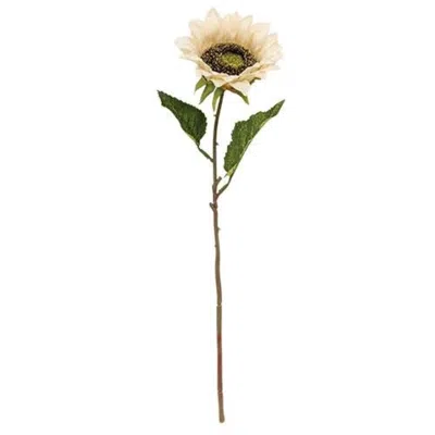 Homegifo Blooming Sunflower Stem Champagne In Green