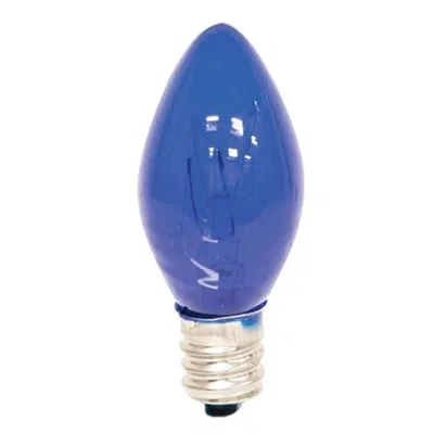 Homegifo Blue Replacement Bulb Candelabra Base 5 W