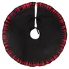 Homegifo *buffalo Check Frill Mini Tree Skirt