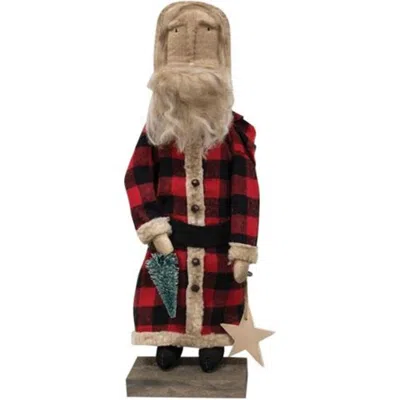 Homegifo Buffalo Check Santa On Base In Multi