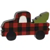 Homegifo *buffalo Plaid Chunky Pickup Truck