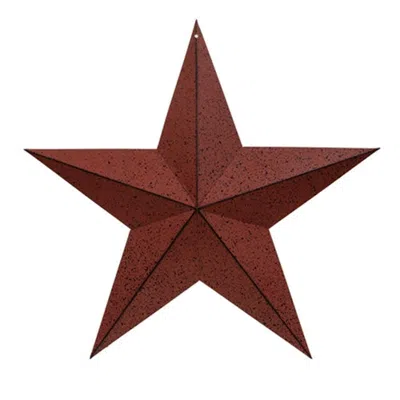 Homegifo Burgundy Barn Star 18"