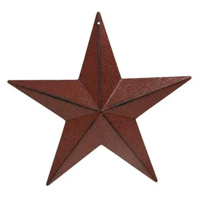 Homegifo Burgundy Barn Star 8" In Blue