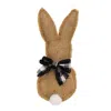 Homegifo Burlap & Gingham Fabric Bunny Ornament