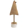 Homegifo *burlap Christmas Tree On Base 12"