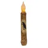 Homegifo Burnt Mustard Crow Timer Taper