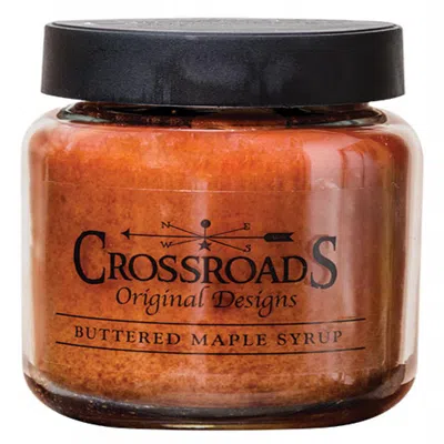 Homegifo Buttered Maple Syrup Jar Candle 16oz