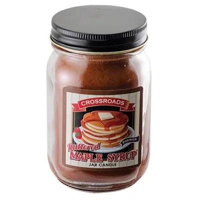 Homegifo Buttered Maple Syrup Pint Candle In Brown