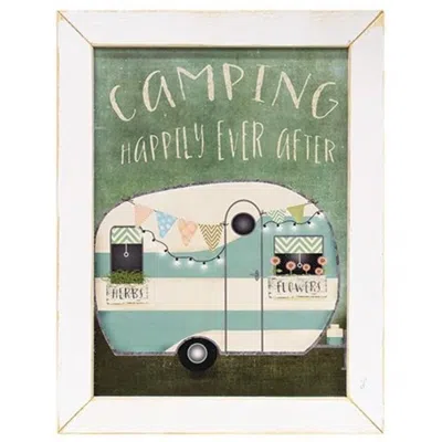Homegifo *camping Happily Ever After Framed Print In Multi