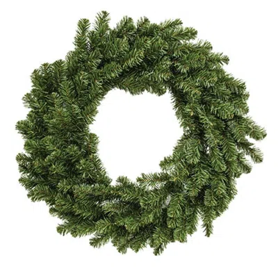 Homegifo Canadian Pine Double Wreath 24" In Green