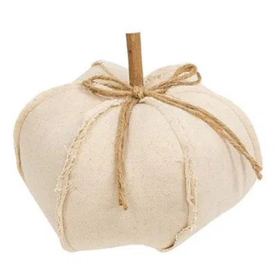 Homegifo Canvas Stuffed Pumpkin 8" In Brown