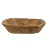 Homegifo Carved Wood Petite Oval Bowl
