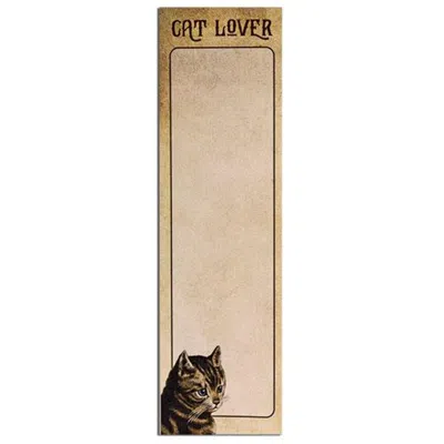 Homegifo Cat Lover Long Notepad In Animal Print