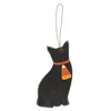 Homegifo Cat With Candy Corn Wooden Ornament