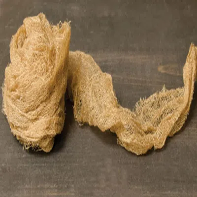 Homegifo Cheesecloth Garland 10 Ft In Brown