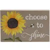 Homegifo *choose To Shine Sunflower Block