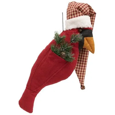 Homegifo Christmas Cardinal Door Hanger In Red