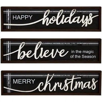 Homegifo *christmas Frame Black & White 3 Asstd.