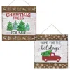 Homegifo *christmas Sign W/led Light 2 Asstd.