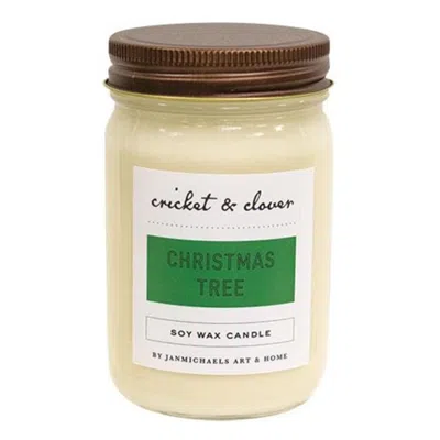 Homegifo Christmas Tree Soy Mason Jar Candle 12 oz