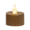 Homegifo Cinnamon Textured Votive Timer Tealight