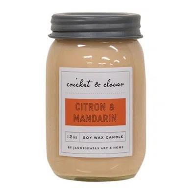 Homegifo Citron & Mandarin Jar Candle 12oz