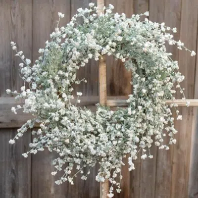 Homegifo Comet Dust Wreath 28" In Green