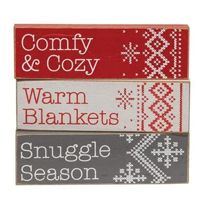 Homegifo Comfy & Cozy Sweater Block 3 Asstd. In Multi