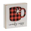 Homegifo *comfy Cozy Plaid Cup Block