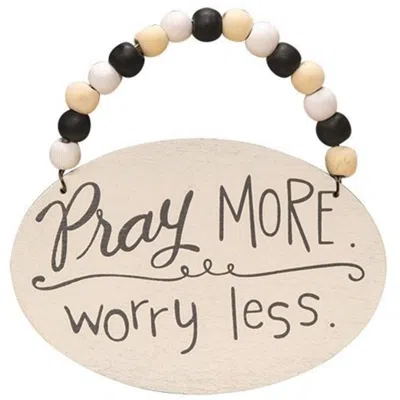 Homegifo Count Your Blessings Beaded Ornament 4 Asstd. In Neutral