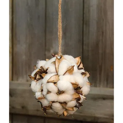 Homegifo *country Cotton Ball In White