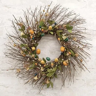 Homegifo Country Easter Wreath 20" In Black