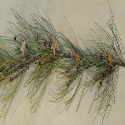 Homegifo Country Needle Pine Garland In Green