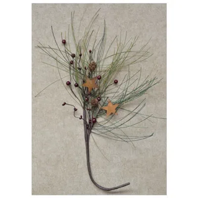 Homegifo Country Needle Pine Pick 16" In Neutral