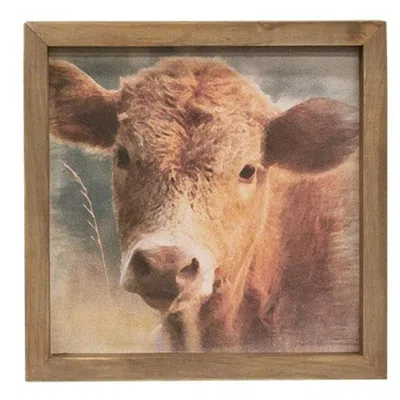 Homegifo *cow Portrait Framed Print