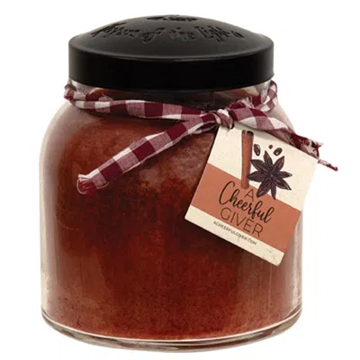 Homegifo Cranapple Toddy Papa Jar Candle 34oz