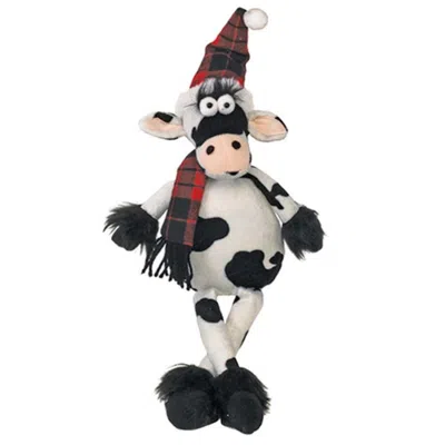 Homegifo Dangle Leg Plush Cow In Multi
