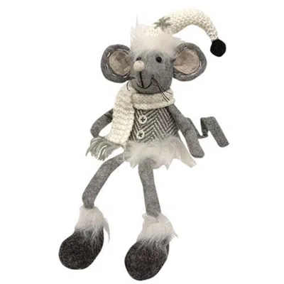 Homegifo Dangle Leg Plush Gray Mouse