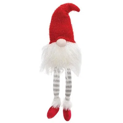 Homegifo Dangle Leg Santa Gnome W/led Light In Multi