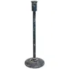 Homegifo Distressed Black Candle Holder 14.5"