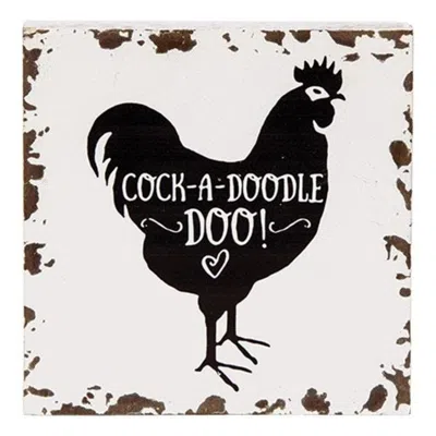 Homegifo *distressed Farmhouse Table Sign 3 Asstd In Brown