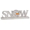 Homegifo Distressed Snowman "snow" On Base