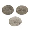 Homegifo Dream Grow Inspire Resin Garden Stone 3 Asstd.
